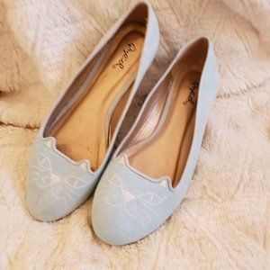 Light Blue Cat Flats